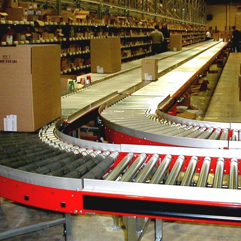 MH Modules AX100 Rullbana med kurvor