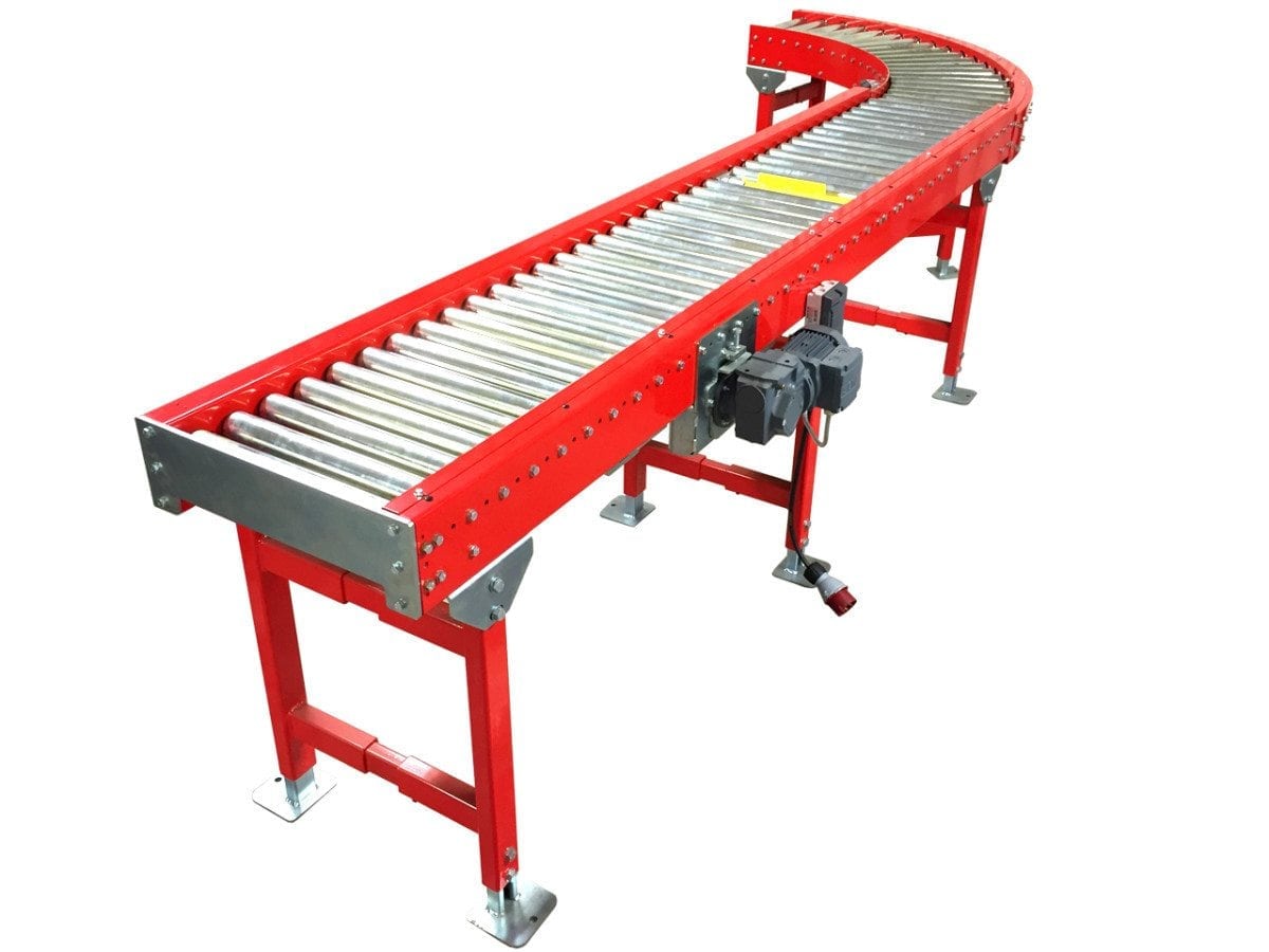 MH Modules KE500 Roller Conveyor With Curve 90Degree
