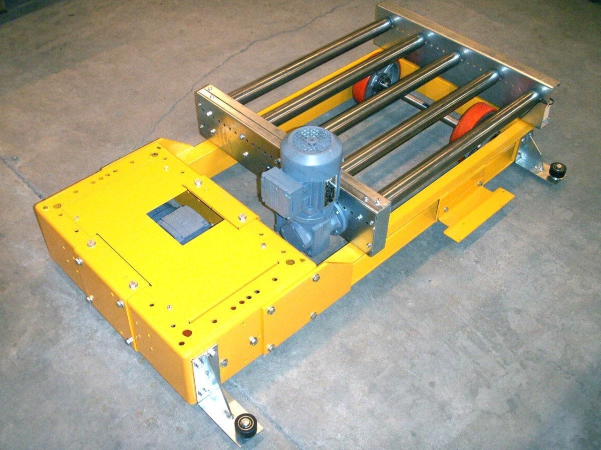 MH Modules KE500 Transfercar Low Profile With Roller Conveyor