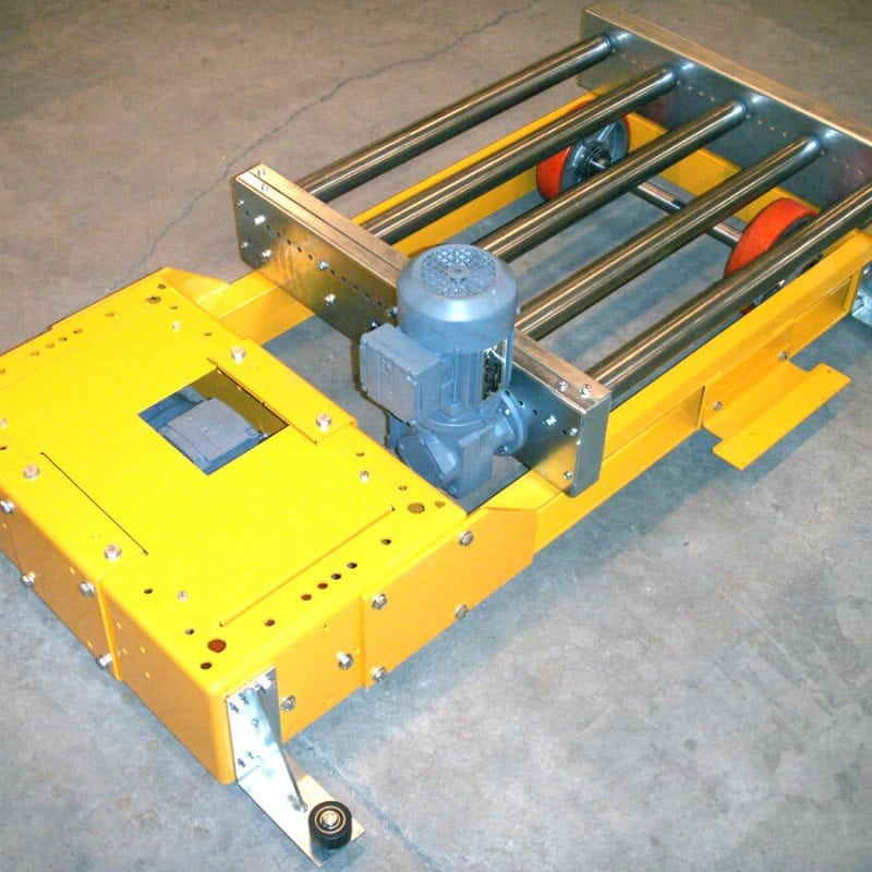 MH Modules KE500 Transfercar Low Profile With Roller Conveyor